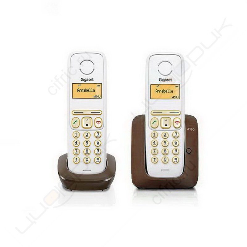 Siemens Gigaset A130 Duo Brown