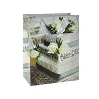 Подарочный пакет "Белые розы"