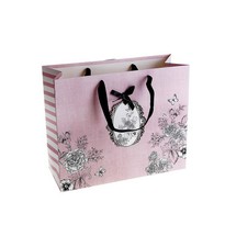 Подарочный пакет "Винтаж" розовый